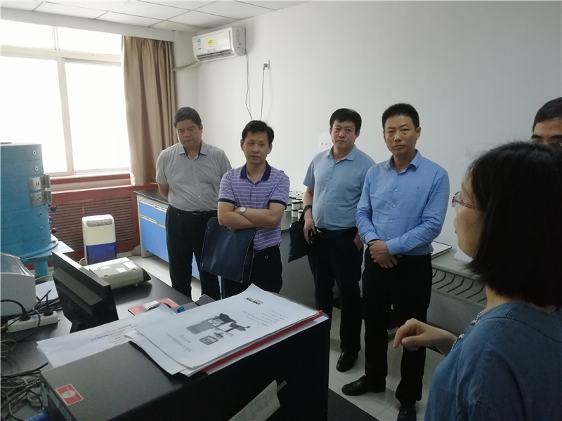陕西省核与辐射安全监督站郭辉站长一行莅临测试公司 指导交流