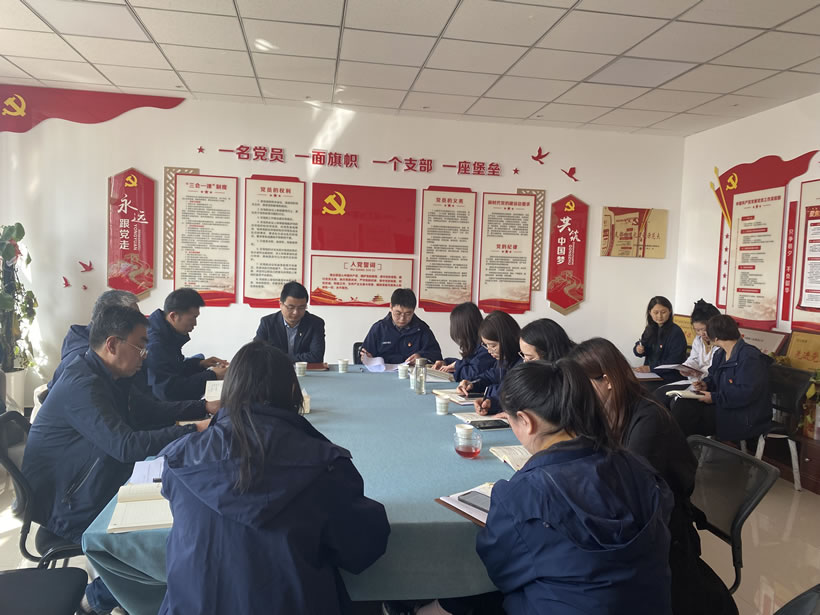 测试公司党支部召开2022年度组织生活会