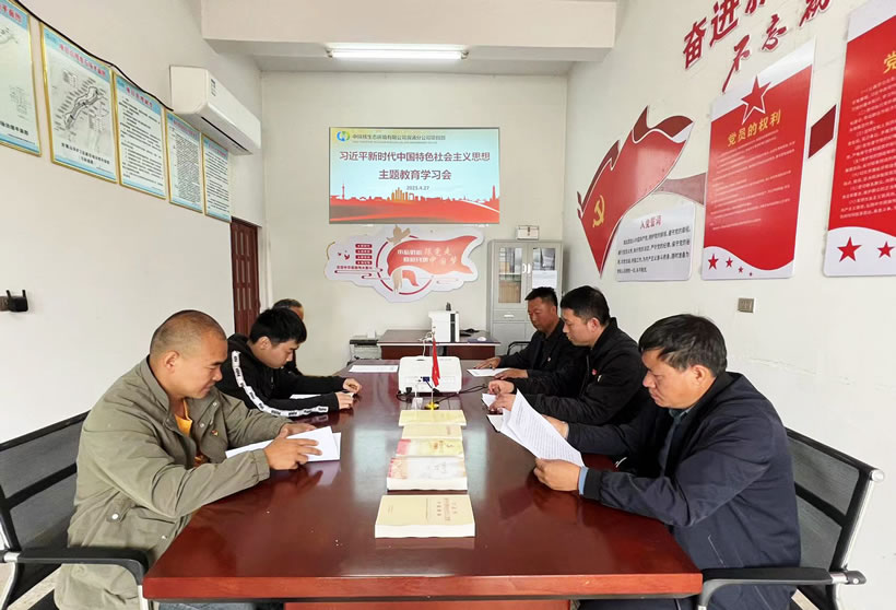 强化项目管理，推动主题教育落到实处 ——生态环境公司溆浦项目临时党支部开展深入学习贯彻习近平新时代中国特色社会主义思想主题教育活动